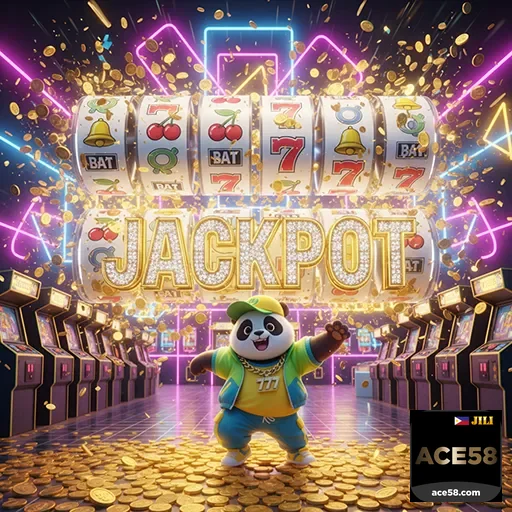 ace58 jackpot panda celebration